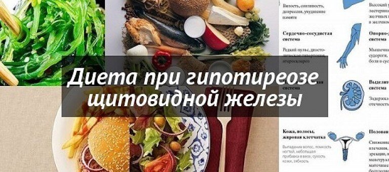 Диета при гипотиреозе